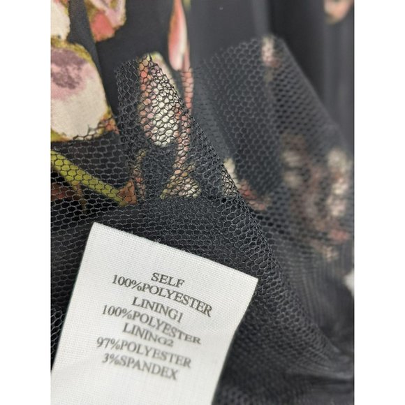 MM Couture By Miss Me One Shoulder Floral Dress size Medium - Picture 5 of 5